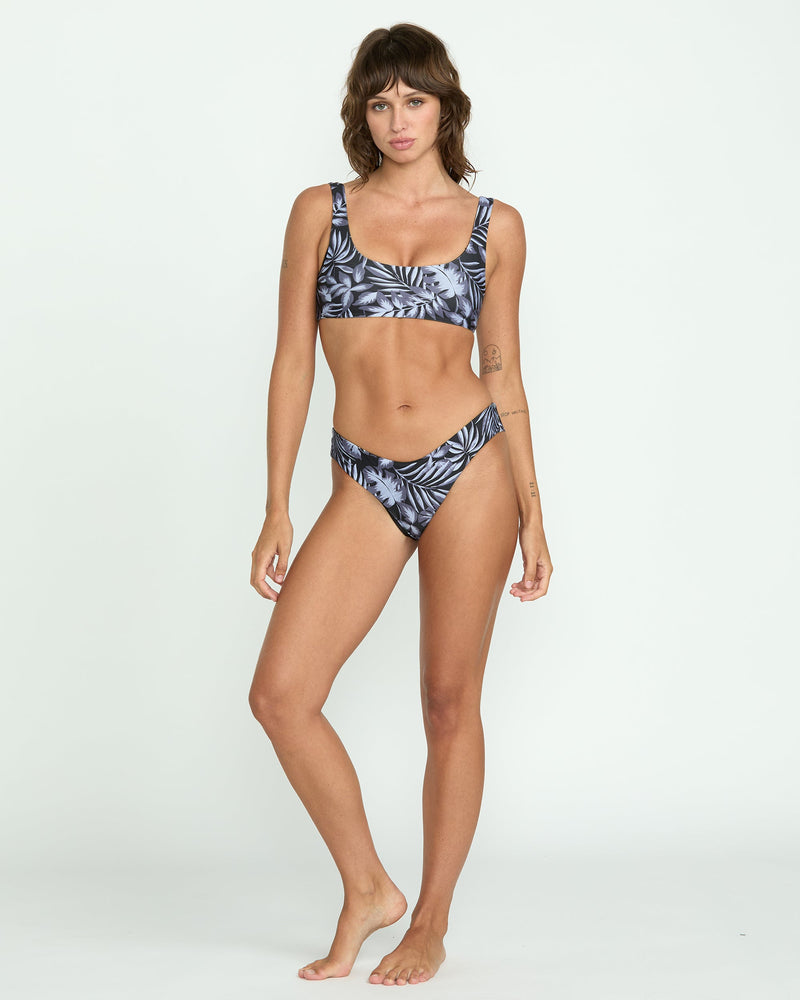 Volcom Women's Paradise Dreamer Cheekini Bikini Bottom Black