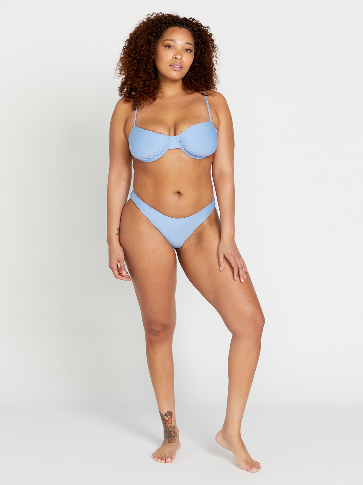 Simply Seamless Full Bikini Bottom - Coastal Blue