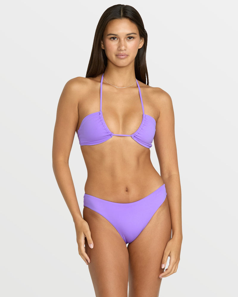 Volcom Women's Simply Seamless Full Bikini Bottom Purple Passion