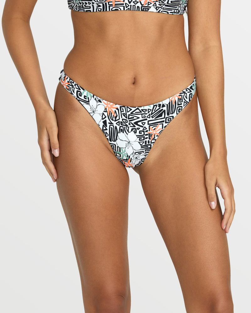 Volcom Women's Sol Rebel Tiny Bikini Bottom Black
