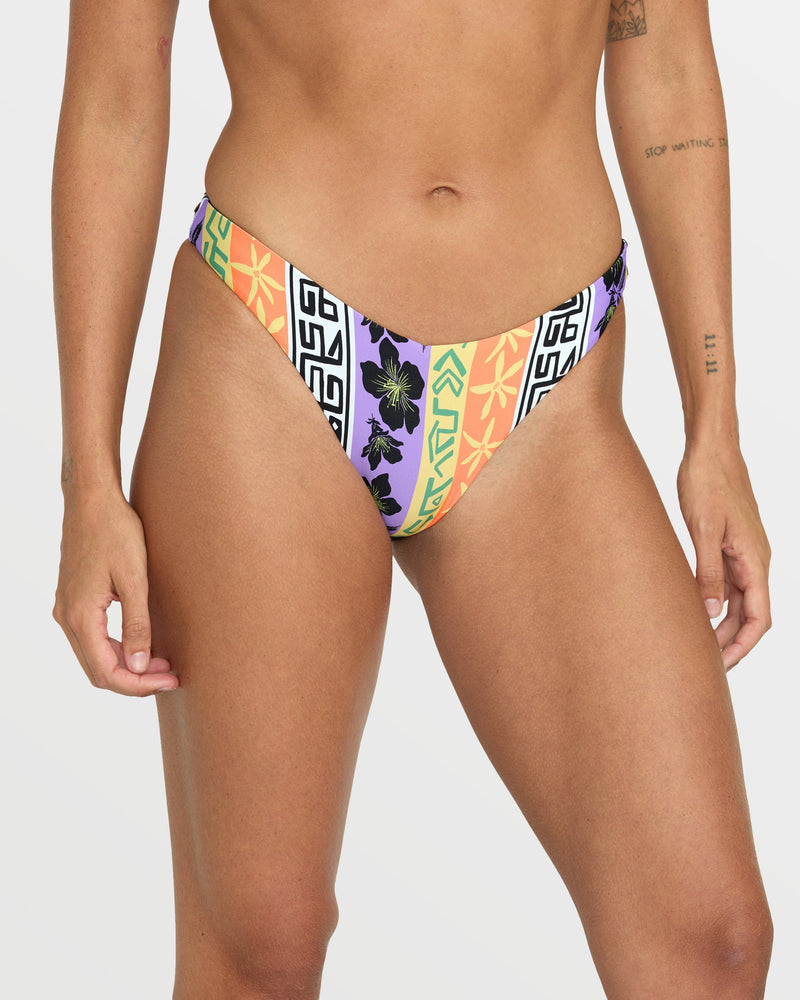 Volcom Women's Bring It On V Bottom Bikini Bottom Multi