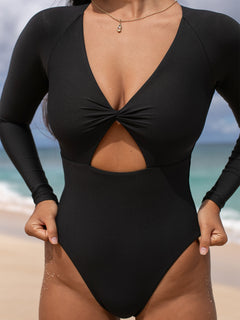 Simply Seamless Surf Suit - Black
