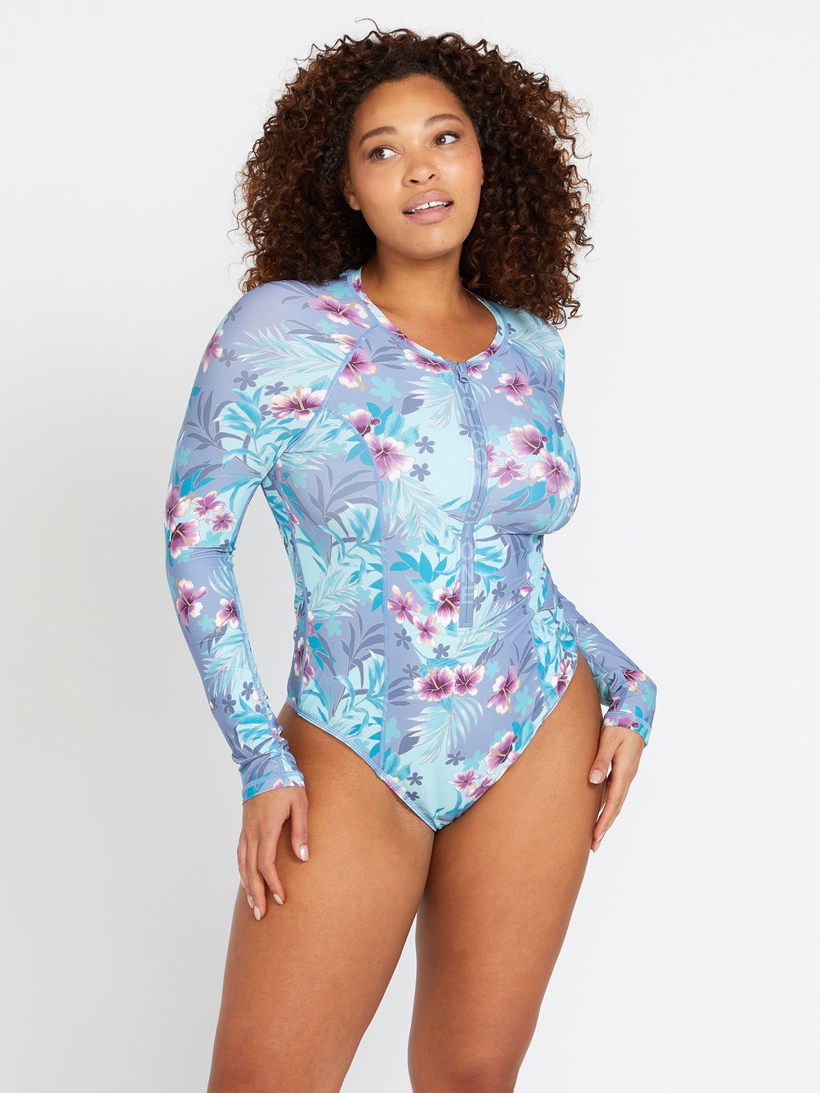 Semi Tropic Surf Suit - Washed Blue