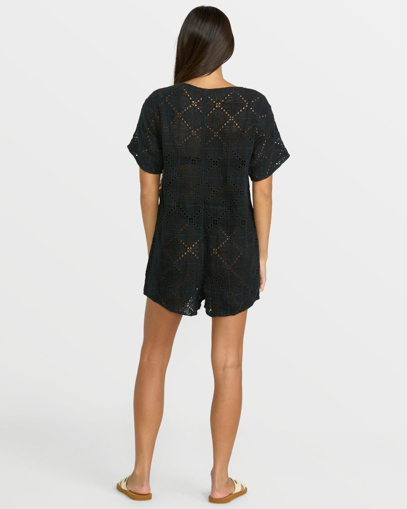 Women's Go Barefoot Romper - Volcom - Black