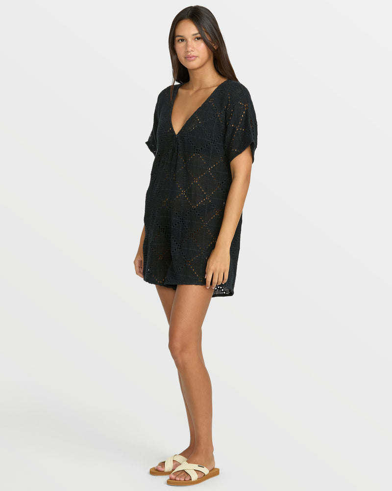 Women's Go Barefoot Romper - Volcom - Black