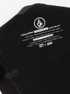 Womens Modulator 2mm Long Sleeve Chest Zip Wetsuit - Black