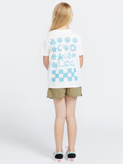 Girls Last Party Tee - Star White