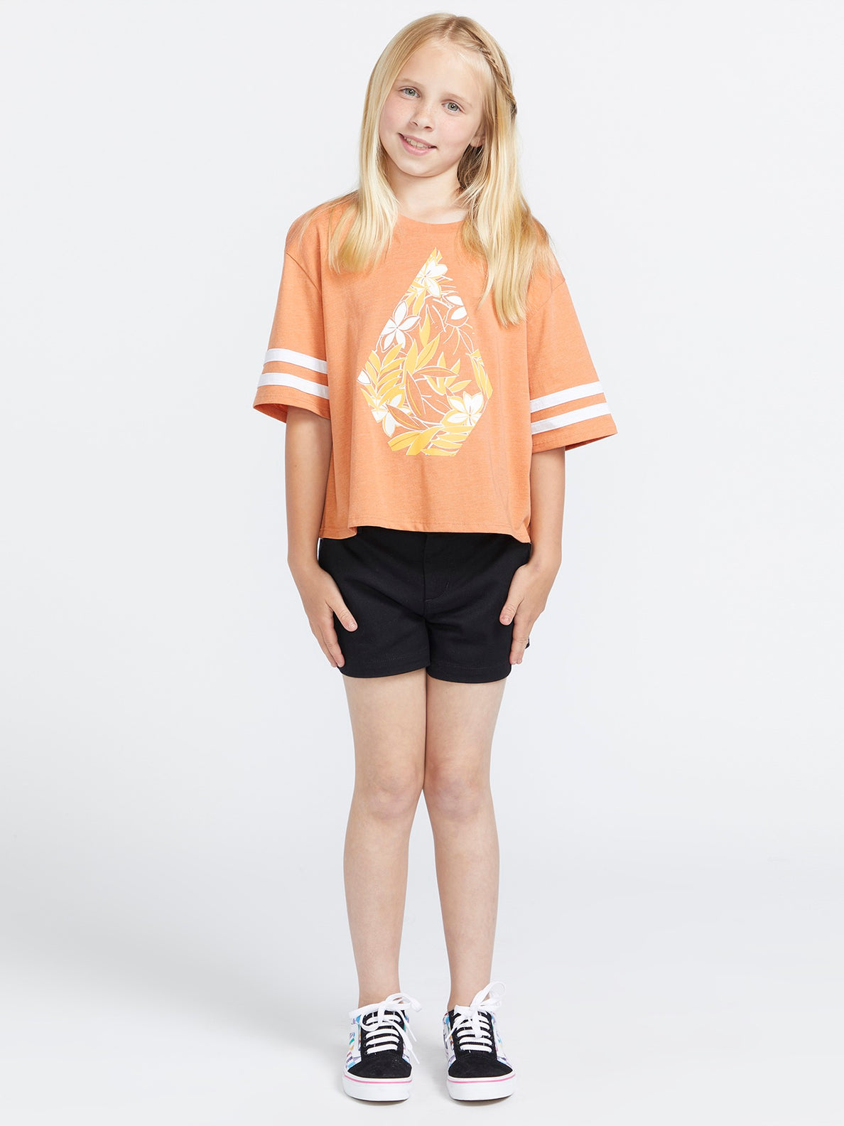 Girls Truly Stoked Tee - Wild Ginger