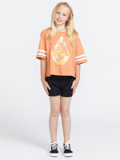Girls Truly Stoked Tee - Wild Ginger