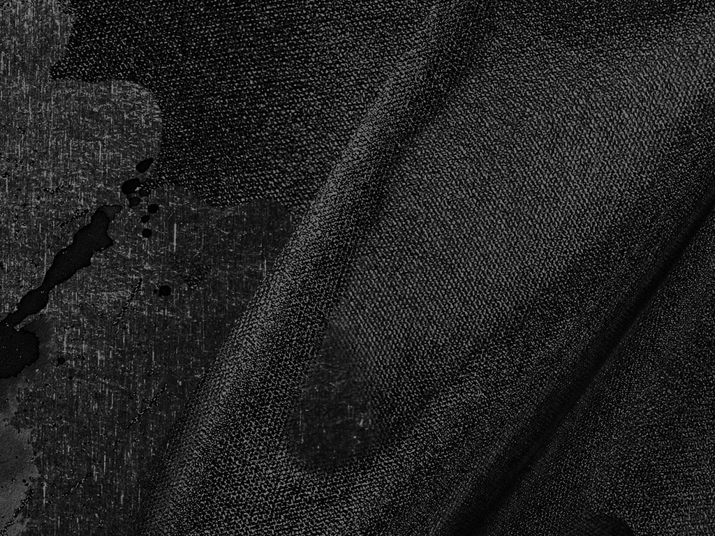 Close-up of textured black fabric