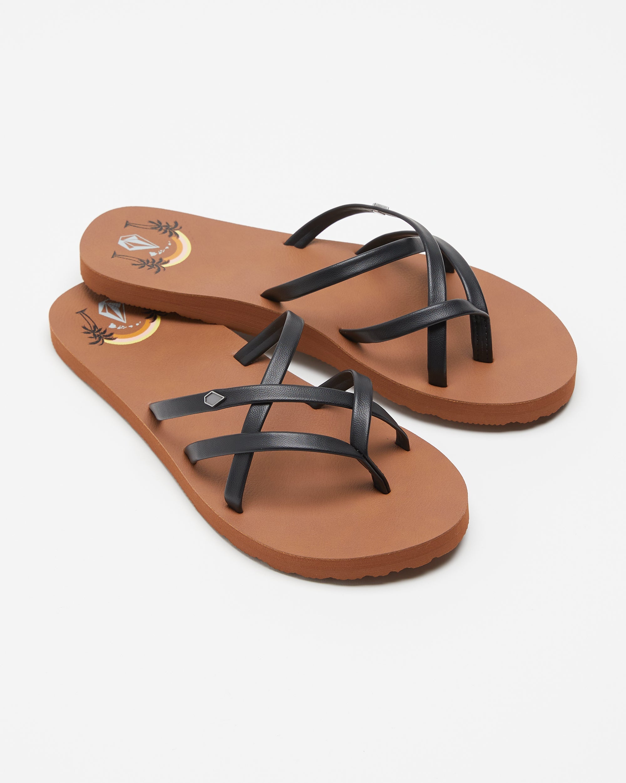 Girls' New School Ii Big Youth Hawaii-Black-Volcom