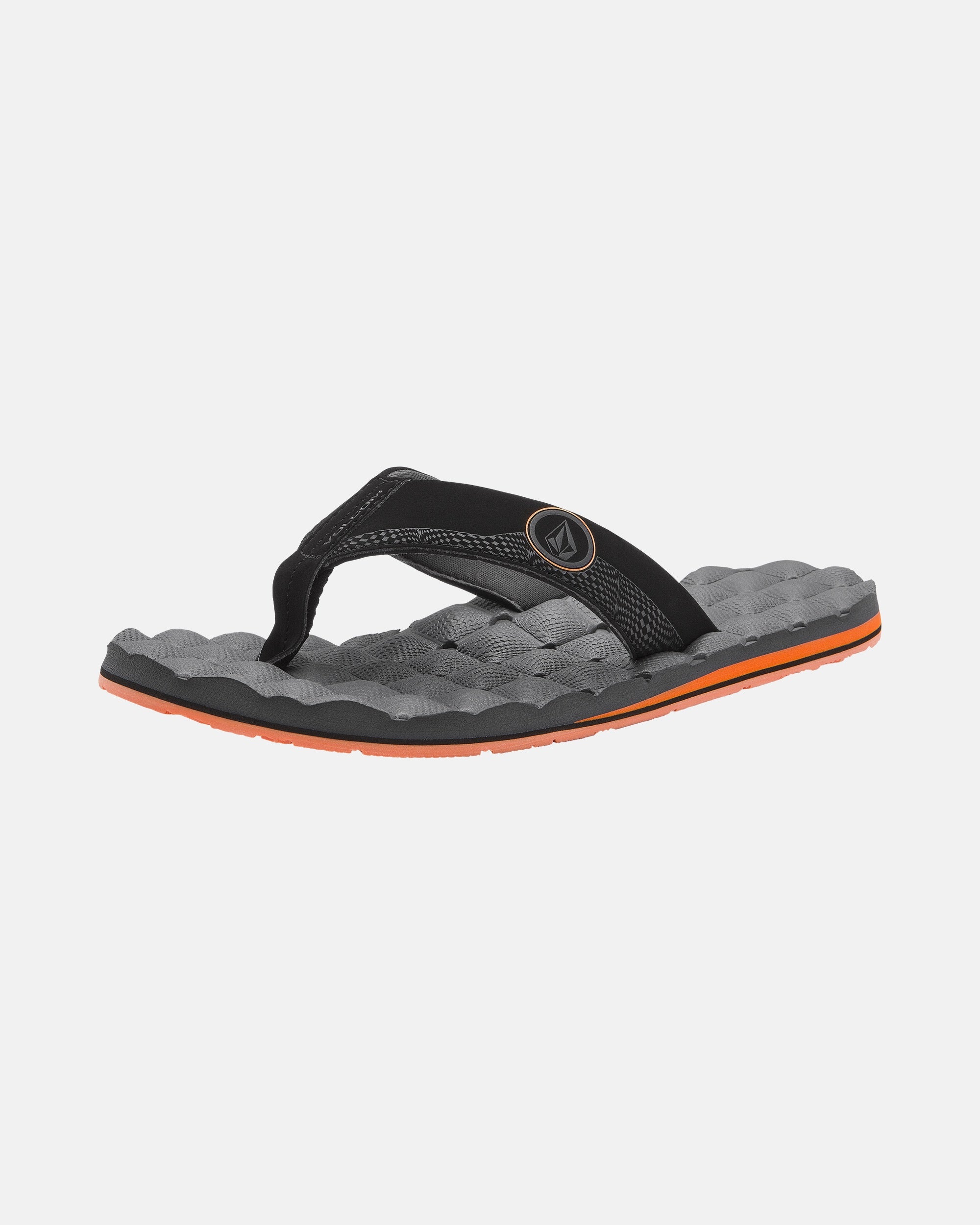 Volcom Recliner Sandals Black & Brown Size 9 Men\'s Flip-Flops With Comfort Sole Men main image 3