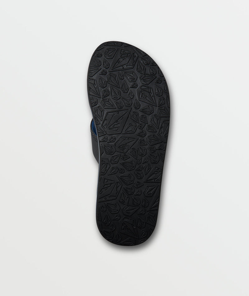 Volcom Men's Recliner Sandals Bluecomb