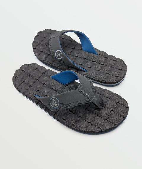 Volcom Men's Recliner Sandals Bluecomb