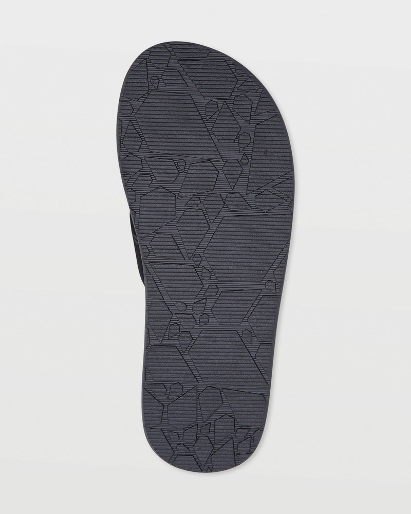 Volcom Men's Recliner Sandals Black/Green