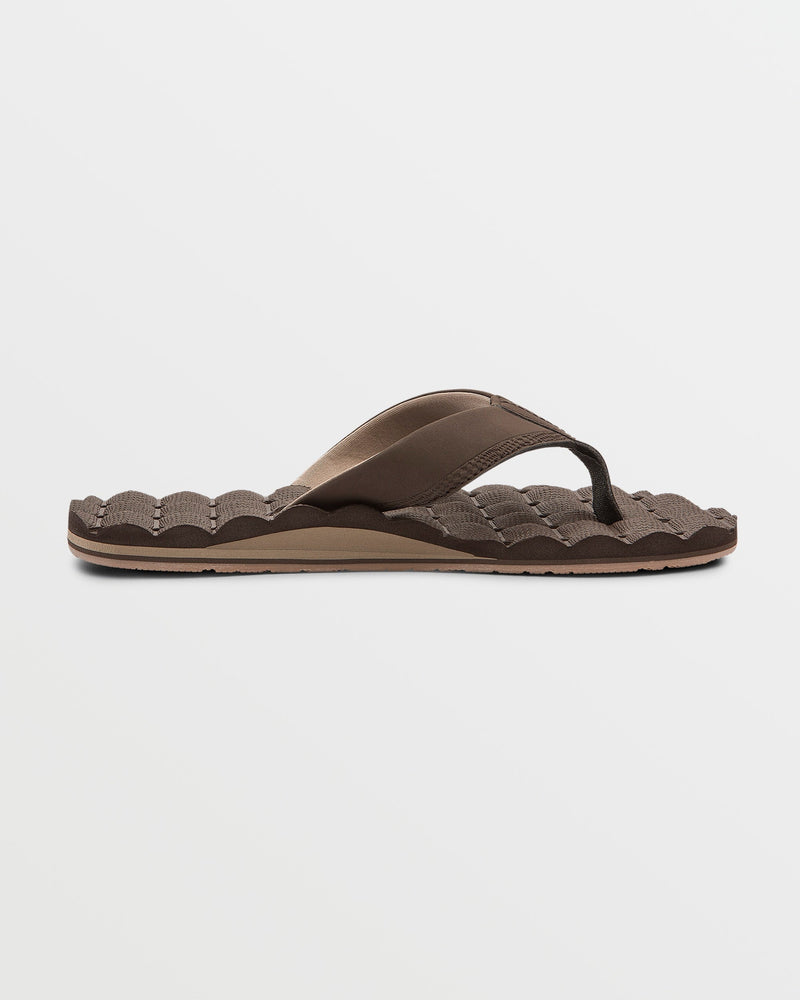 Volcom Men's Recliner Sandals Brown