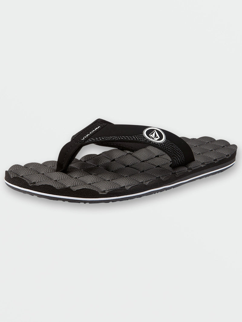 Volcom Men's Recliner Sandals Black/White