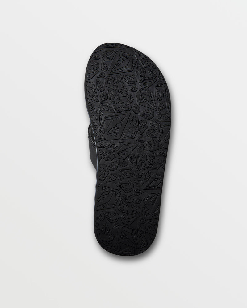 Volcom Men's Recliner Sandals Black/White