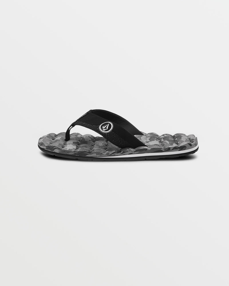 Volcom Men's Recliner Sandals Gray Combo
