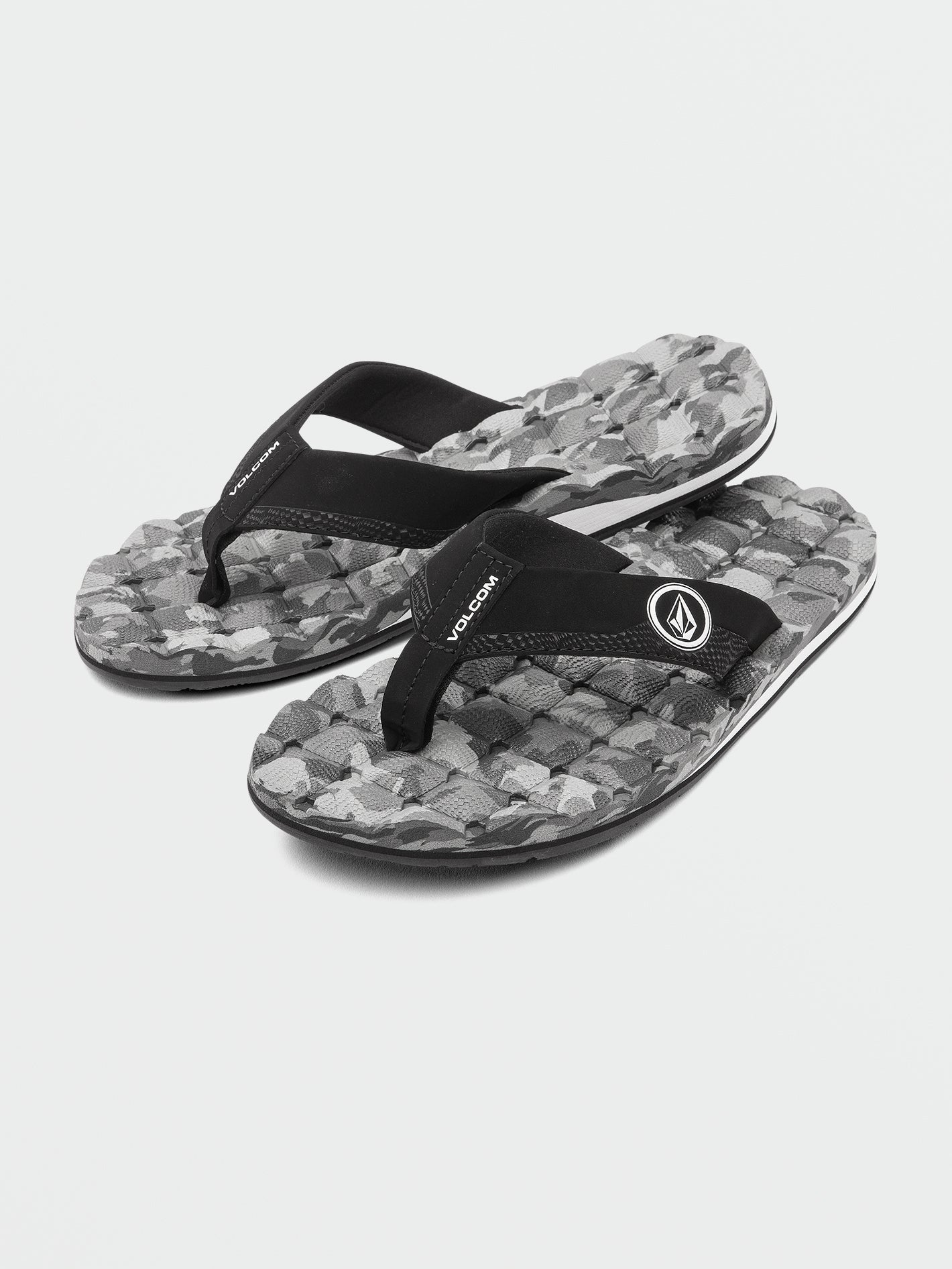 Men's Recliner Sandals-Gray Combo-Volcom