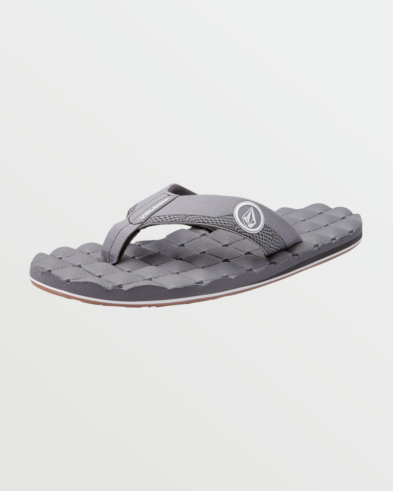 Volcom Men's Recliner Sandals Light Grey