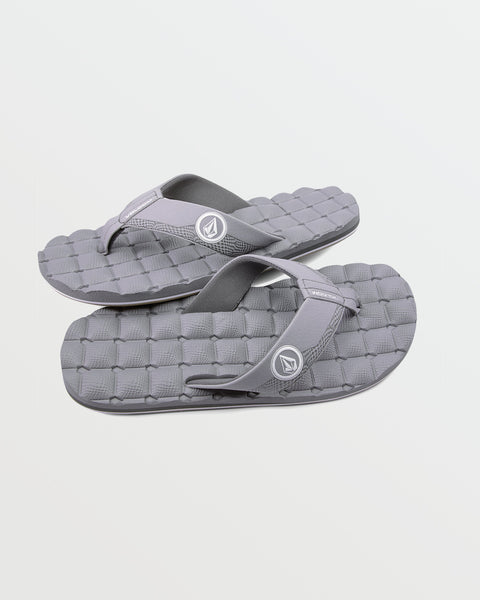 Men's Recliner Sandals-Light Grey-Volcom