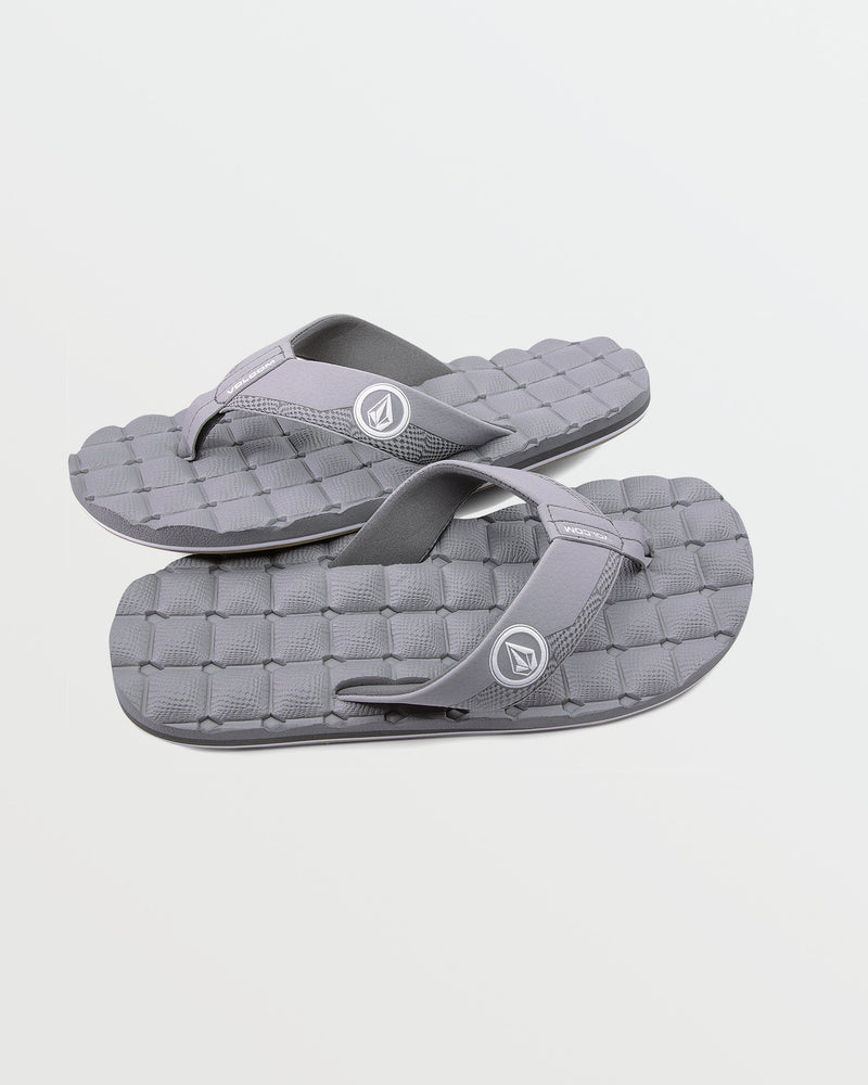 Volcom Men's Recliner Sandals Light Grey