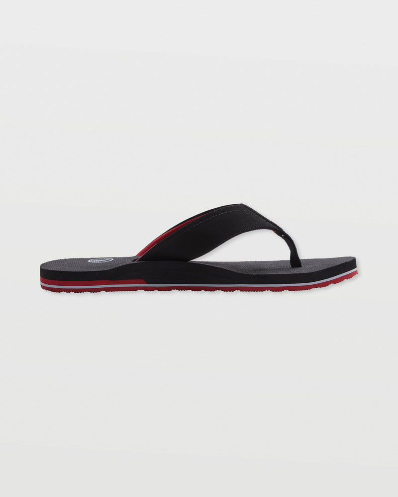Volcom Men's Victor Sandals Black/Red