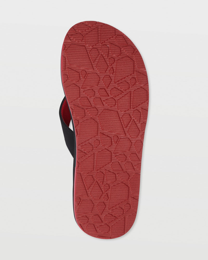 Volcom Men's Victor Sandals Black/Red