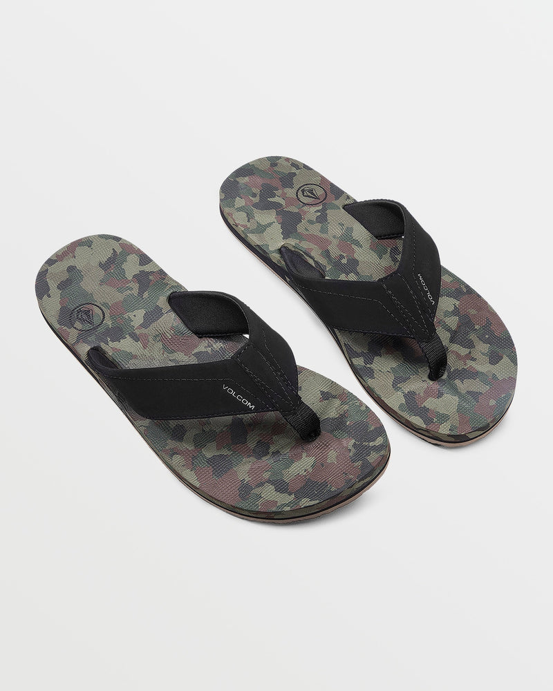 Volcom Men's Victor Sandals Dark Camo