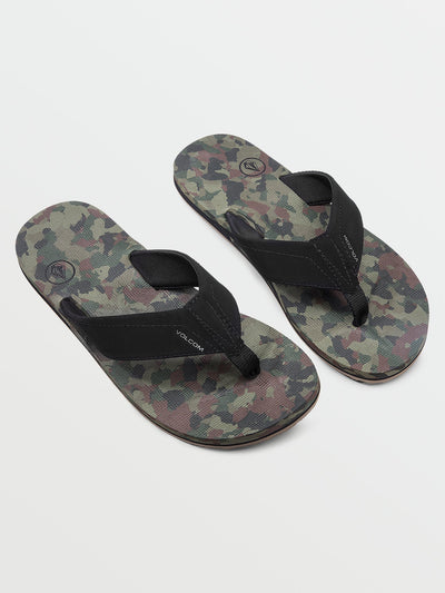 Volcom Men's Victor Sandals Dark Camo