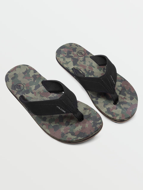 Volcom Men's Victor Sandals Dark Camo