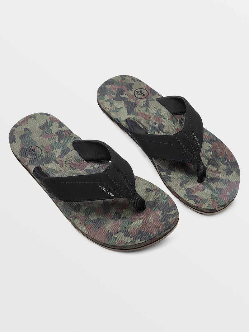 Volcom Men's Victor Sandals Dark Camo