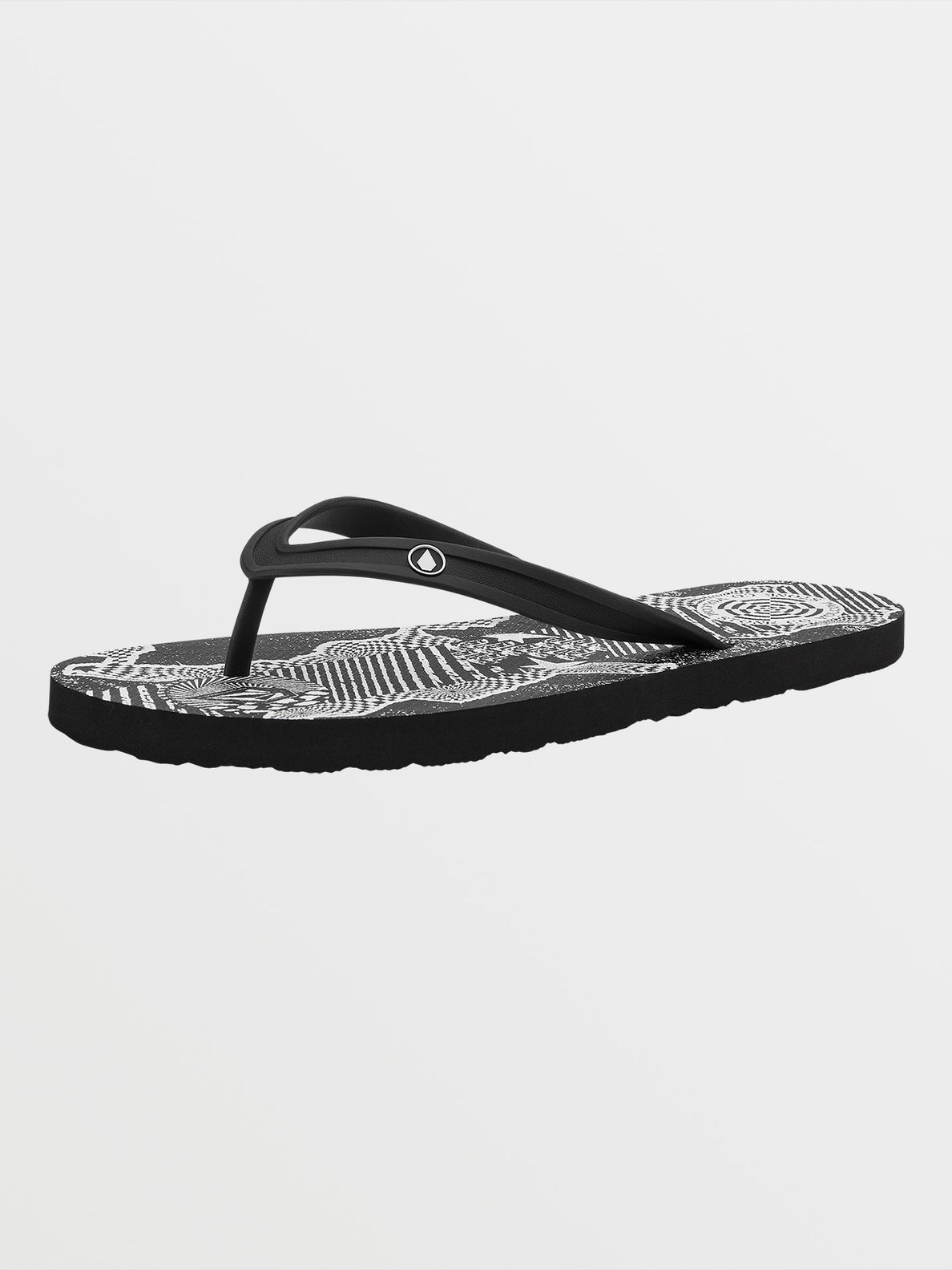 Rocker Sandals - Black Print