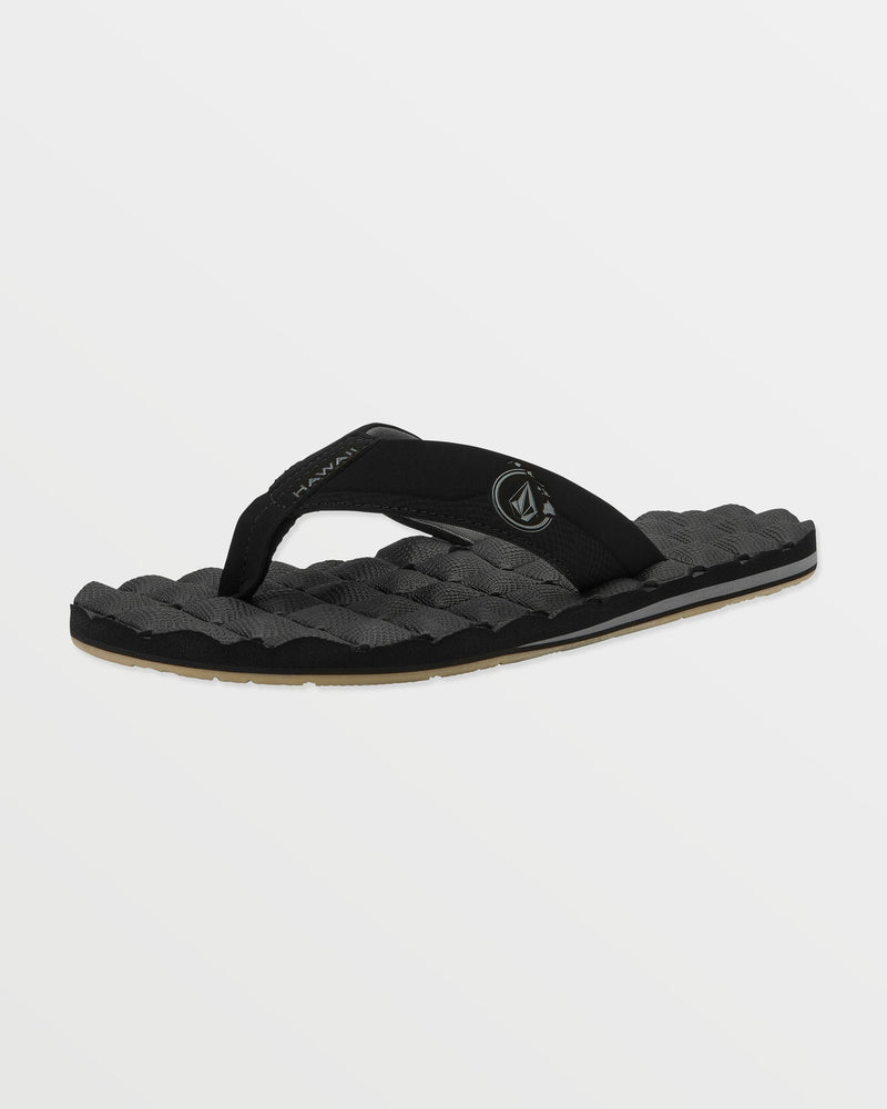 Volcom Men's Recliner Hawaii Black Grey