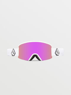 Garden Goggle - Matte White / Pink Chrome+BL