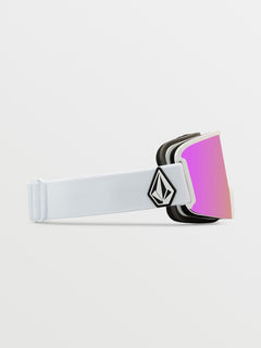 Garden Goggle - Matte White/ Pink Chrome