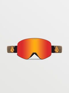 Odyssey Goggle - Military/Gold / Red Chrome+BL
