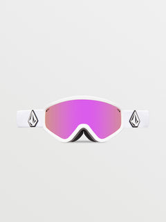 Attunga Goggle - Matte White / Pink Chrome+BL