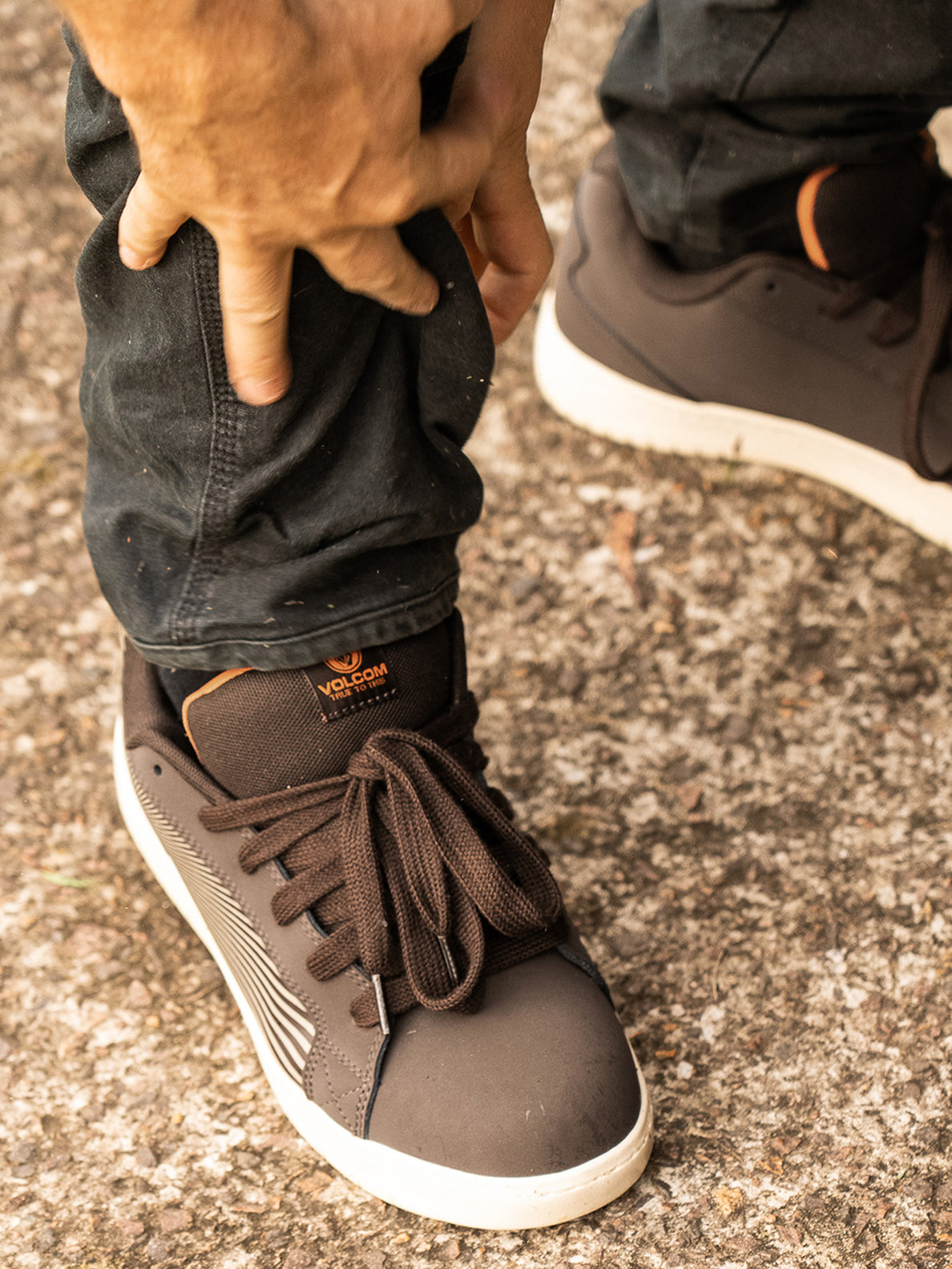 Volcom Workwear Stone Op Art Shoes - Dark Brown
