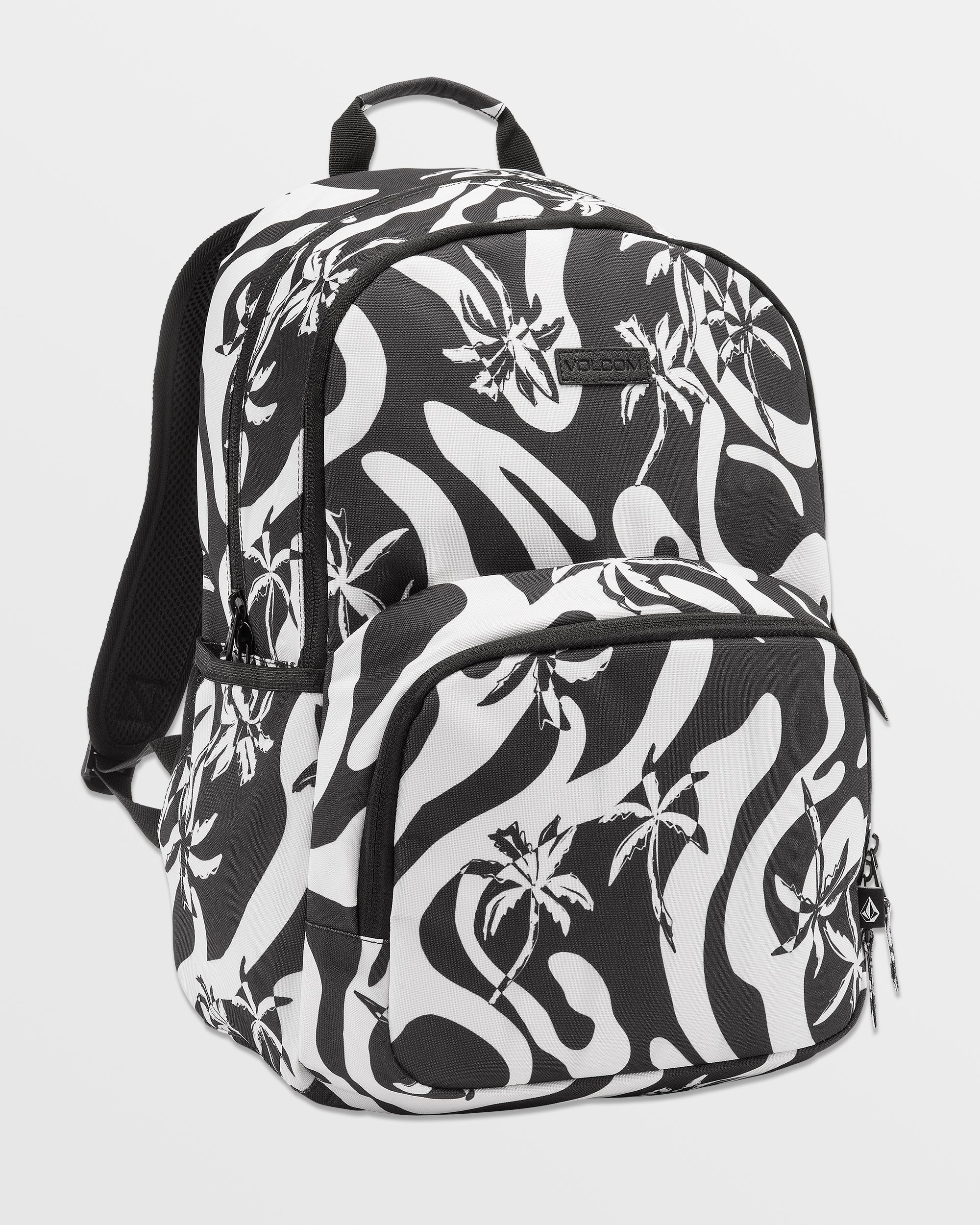 black and white non-leather backpack Upperclass Shimano Ultegra XTE Fish Net 8 Inches Model:RUC 711H Spacious 11.4x6.9x16