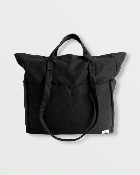 Schoolyard Canvas Tote-New Black-Volcom