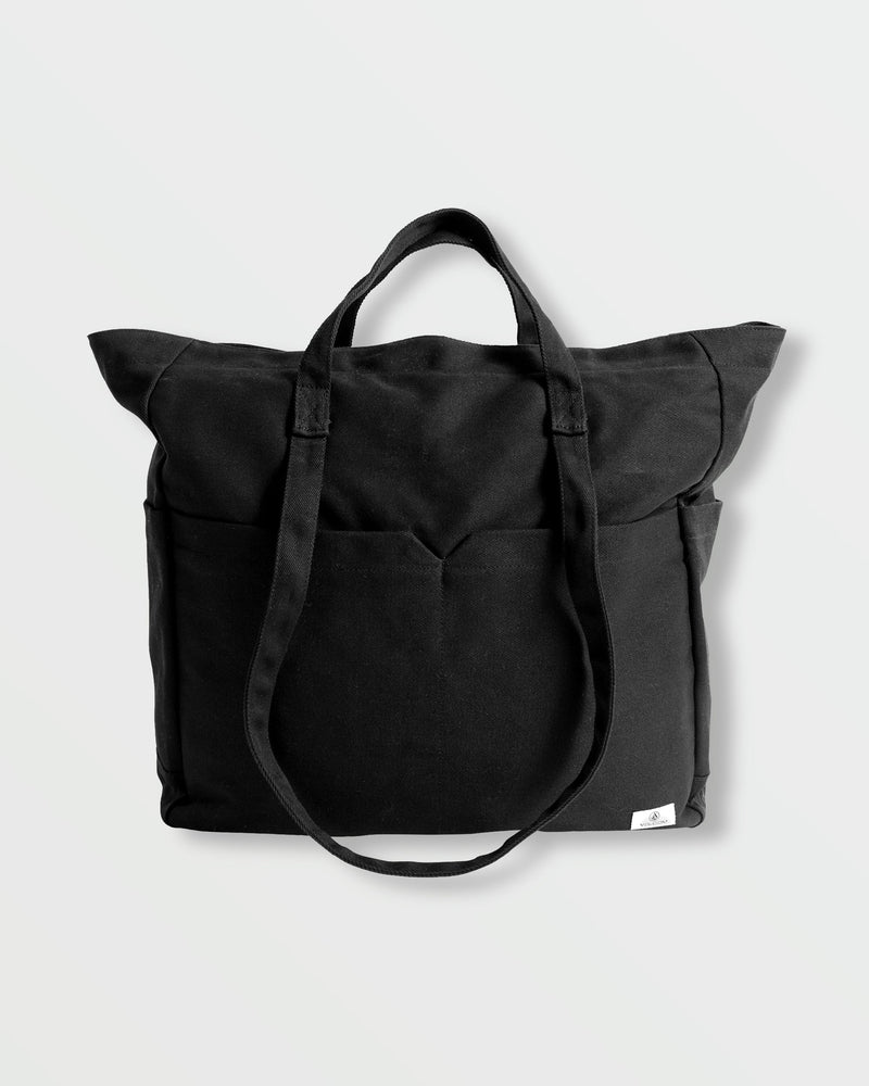 Volcom Schoolyard Canvas Tote New Black