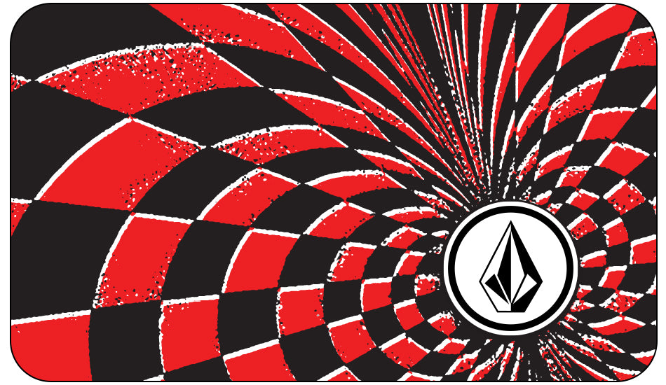 Volcom E-Gift Card Red Multi