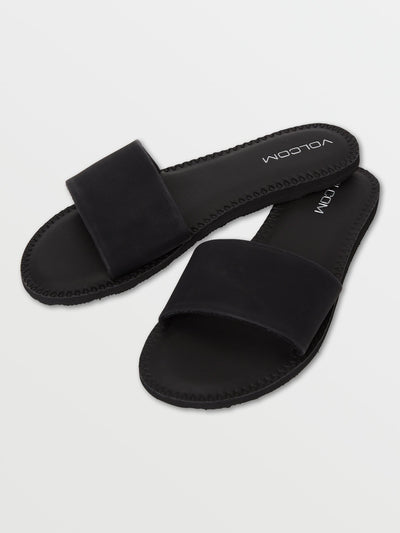 Volcom Women's Simple Slides Black Out