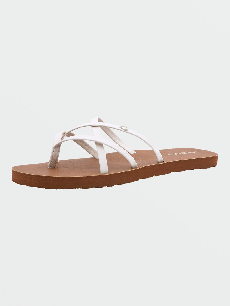 Volcom Women's New School II Sandals White