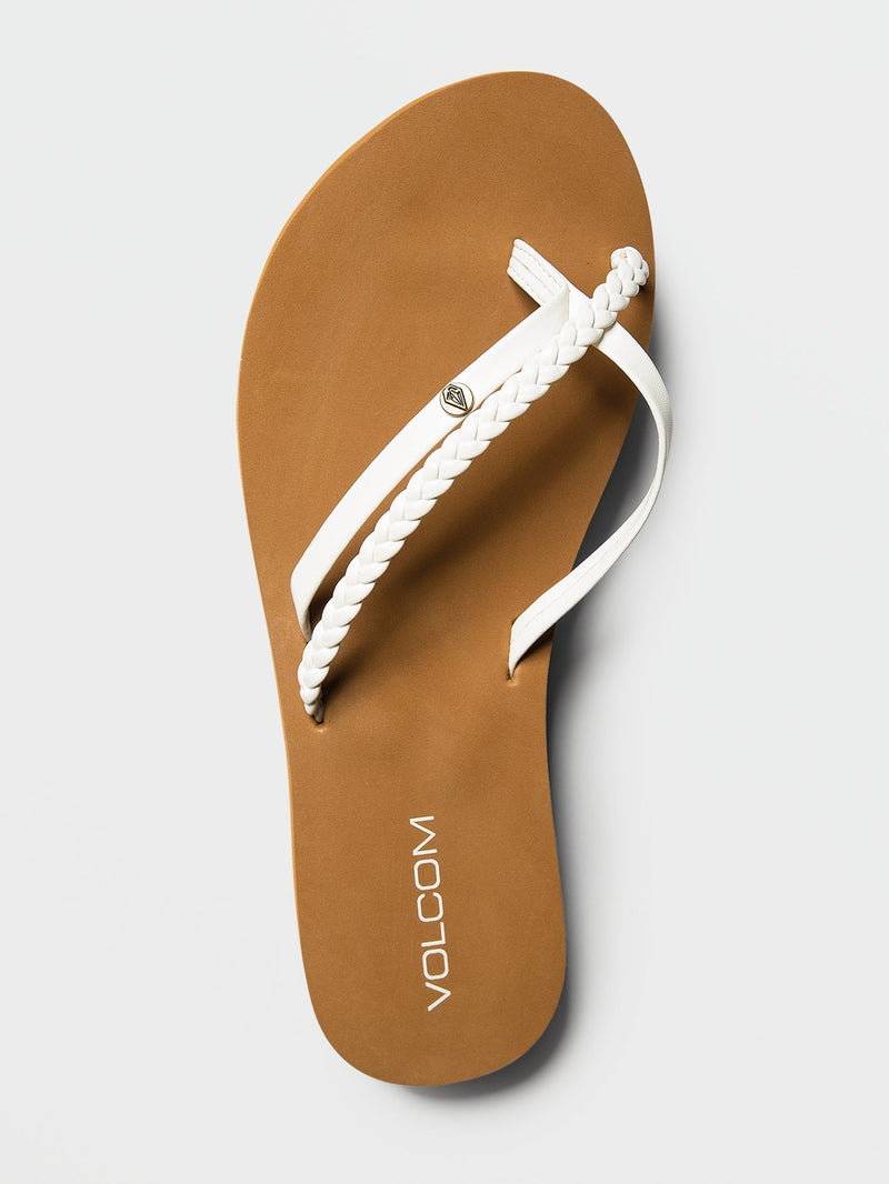 Volcom Women's Thrills II Sandals White
