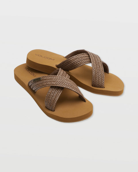 Women's Volcom Double Cross-Dark Brown-Volcom