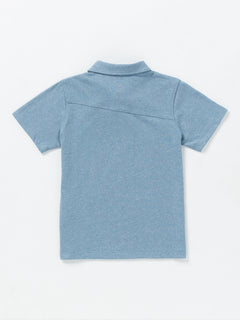 Little Boys Wowzer Polo Short Sleeve Shirt - Stone Blue