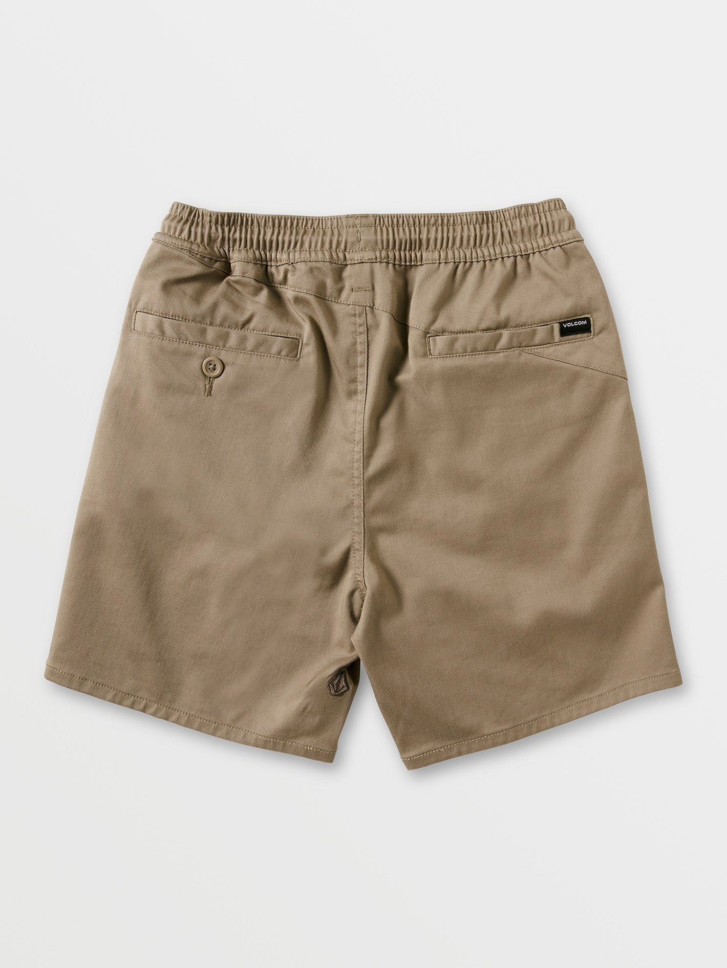 Little Boys Frickin Elastic Waist Shorts - Khaki – Volcom US